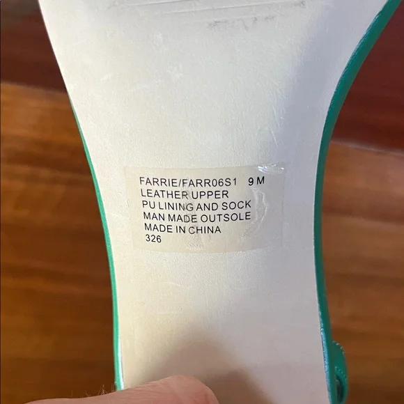 Wore once Steve Madden Teal Floral Heels - Picture 8 of 12